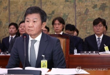 답변하는 정몽규 대한축구협회장
