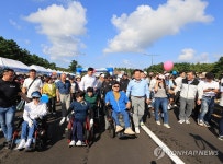 제주 연북로 차 없는 거리 걷기 행사