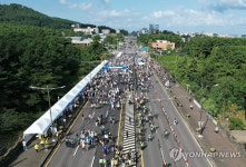 제주 연북로 차 없는 거리 걷기 행사