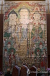 봉선사 비로자나삼신괘불 봉안식