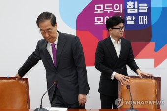 의정갈등 해결 위해 만난 한덕수 총리와 한동훈 대표