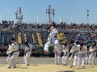 레소토 건국 200주년 기념식서 한국 태권도팀 축하공연