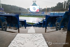 프로야구 포스트시즌 플레이오프 2차전 우천 취소