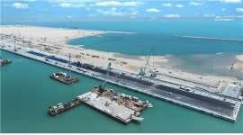 대우건설, 이라크 알포 신항만사업 안벽공사 준공