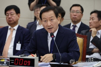 답변하는 류희림 방심위원장