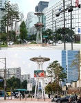 송파구 홍보조형물, 낡은 모습 벗고 미디어아트로 새단장