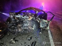 남양주 모란터널 승용차 화재