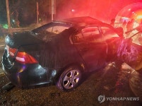 남양주 모란터널 승용차 화재