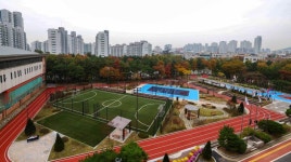 학교에 멀티코트·공원…안산 송호고 미래형 운동장 개장