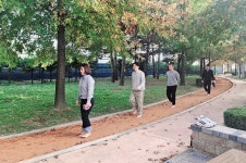 [철원소식] 갈말읍 군탄공원 내 황톳길 조성 완료