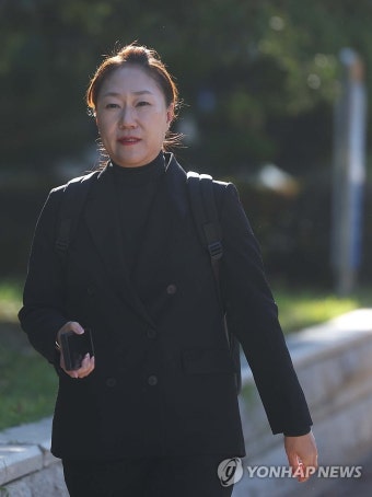 강혜경 검찰 출석