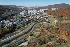 그린벨트 해제된 서울 서초 서리풀지구