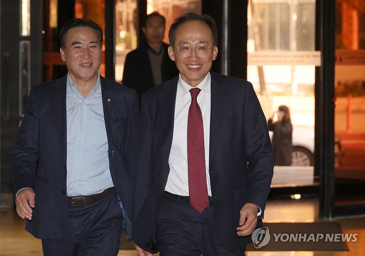 윤석열 대통령과 당정 지도부, 계엄사태 대책 협의 