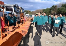경북 울진 제설제 보관창고 점검