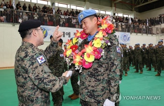 곽종근 특전사령관, 파병 부대장 격려