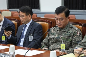 국회 정보위 출석한 여인형 전 방첩사령관
