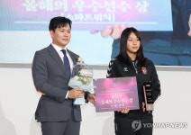 여자축구 중등부 올해의 우수선수상은 하은재
