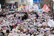 광주 금남로 메운 퇴진 촉구 함성