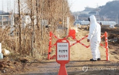 출입 통제되는 조류인플루엔자 발생 농가