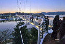 춘천 의암호를 한눈에…춘천 사이로 248 출렁다리 개통