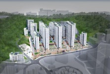 종암동 산자락 마을, 850세대 자연친화 아파트 단지로