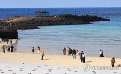 겨울 제주 바다