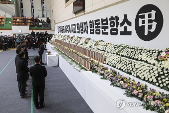 합동분향소 찾은 권성동 당대표 권한대행 및 원내대표