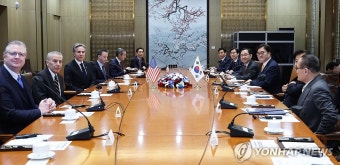 블링컨 미 국무장관 접견하는 우원식 국회의장