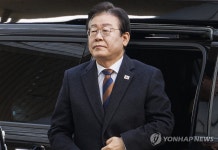 법원 도착한 이재명 대표