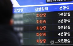 호흡기 질환 사망자 급증에 화장장 예약난 심화