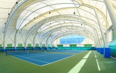 양천구 목동테니스장 전천후 코트로 변신…3면에 지붕 설치