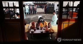제주 화북포구 해신제