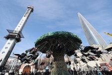 포근한 날씨에 야외 놀이공원으로