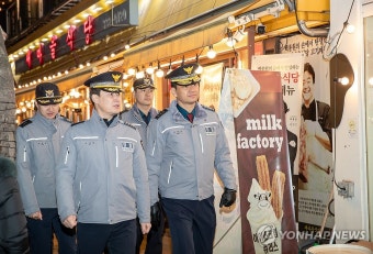 치안현장 순찰 나선 박현수 서울경찰청장 직무대리