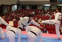 부산 고신대 신입생 오리엔테이션, 태권도 축하공연