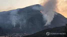 정선 여량면 유천리 산불