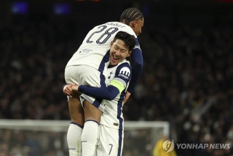 '3골 모두 관여' 손흥민, 유로파리그 16강 2차전 7∼8점대 평점