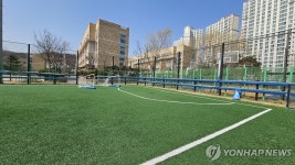 축구 골대 넘어져 사망사고 발생한 공원 풋살장