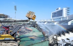 전주종합경기장 구조물 철거 시작