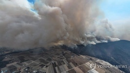 의성산불 동진 안동으로 확산…당국 강풍에 길안면까지 번져(종합)