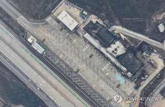통제된 서산영덕고속도로, 불탄 청송휴게소