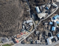 산불에 초토화된 마을