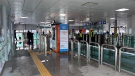 공항철도 영종역서 소화전 버튼 누른 승객…승강장 물바다