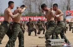 김정은, 특수부대 훈련시찰