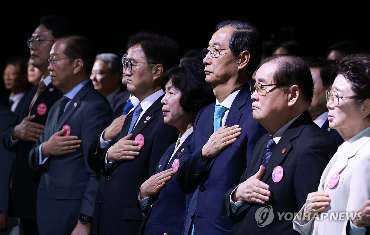 한덕수 대통령, 임시정부수립 기념식 참석 희망과 통합, 위기 극복의 교훈 강조