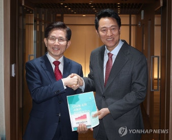 회동 마친 김문수 전 장관-오세훈 시장