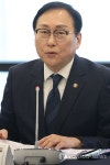 인사말하는 정인교 통상교섭본부장