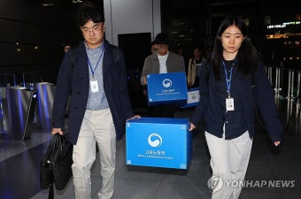 경찰·노동부 '신안산선 붕괴 사고' 포스코이앤씨 압수수색