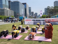MBK는 홈플러스 사태 해결하라…노동·시민단체 108배