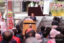 축사하는 김진태 강원지사